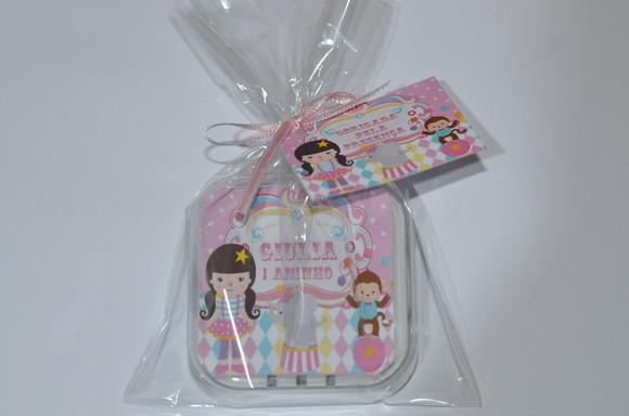 Fone de ouvido Personalizado Circo Rosa