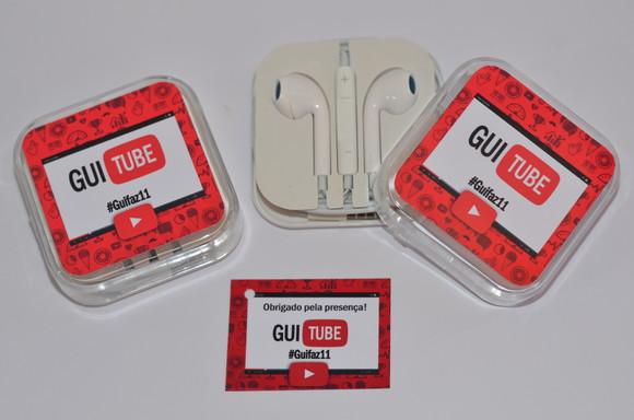 Fone de ouvido Personalizado Youtuber