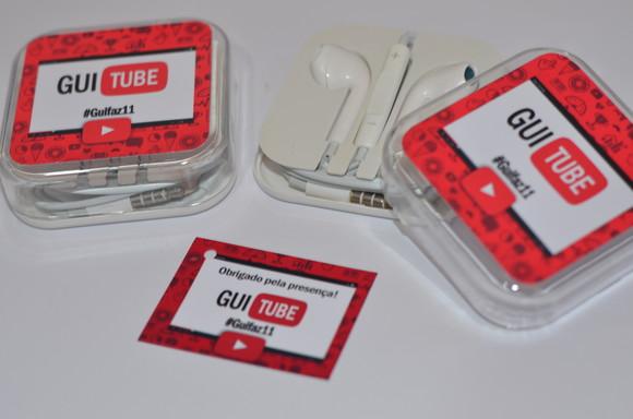 Fone de ouvido Personalizado Youtuber