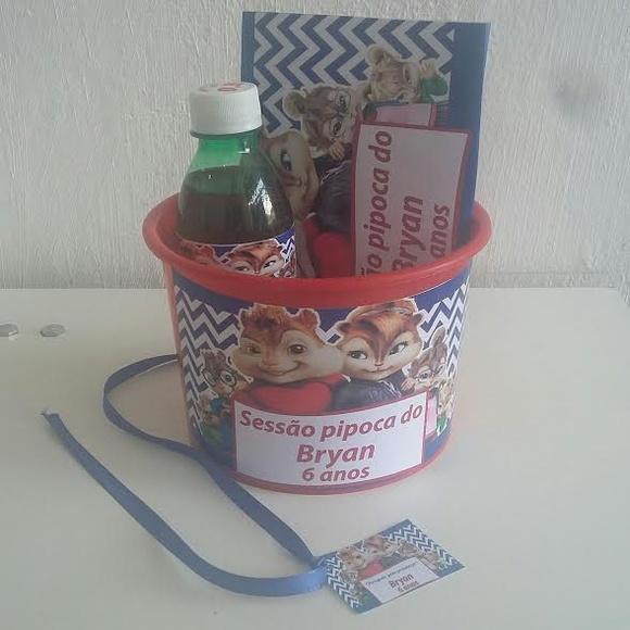 Kit Cinema Person. Alvin e os Esquilos