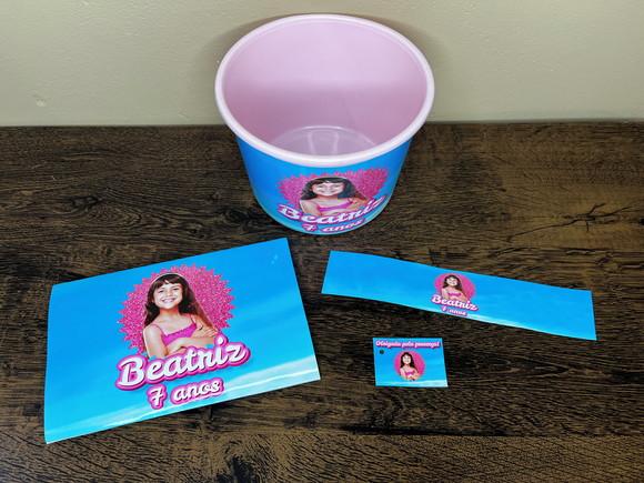 Kit Cinema Personalizado Barbie