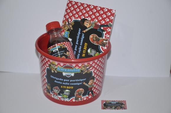 Kit Cinema Personalizado Patrulha Canina Atacado