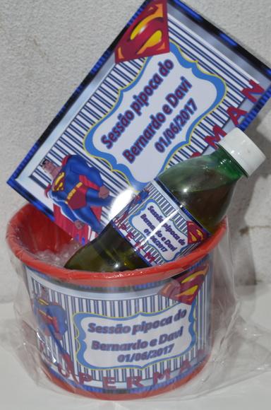 Kit Cinema Personalizado Super Homem