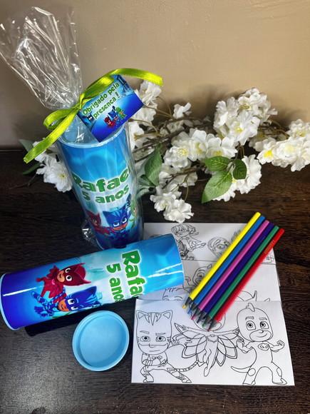 Kit Colorir no Tubo Personalizado