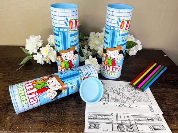 Kit Colorir no Tubo Personalizado