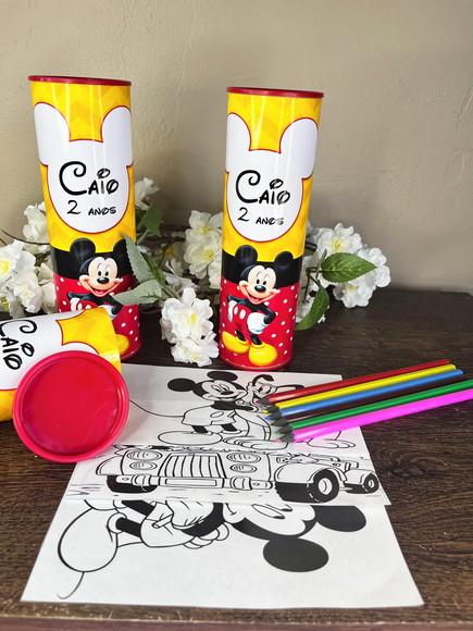 Kit Colorir no Tubo Personalizado Mickey