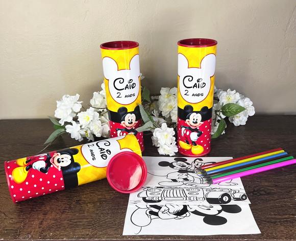 Kit Colorir no Tubo Personalizado Mickey
