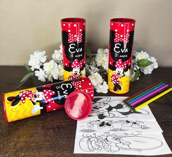 Kit Colorir no Tubo Personalizado Minnie