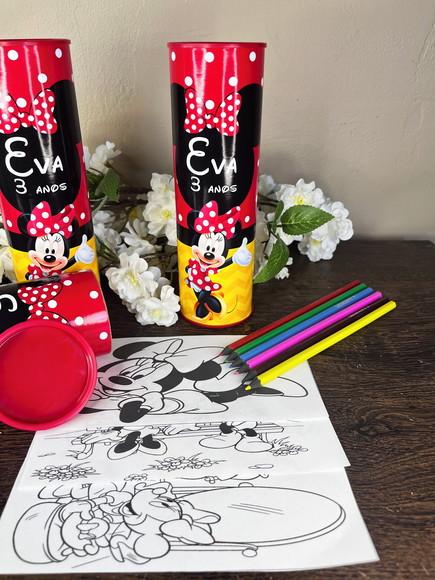 Kit Colorir no Tubo Personalizado Minnie