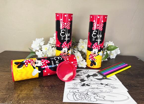 Kit Colorir no Tubo Personalizado Minnie