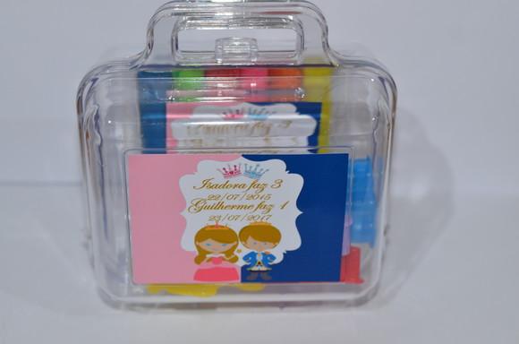 Kit Massinha com Moldes na Maleta Acrilica