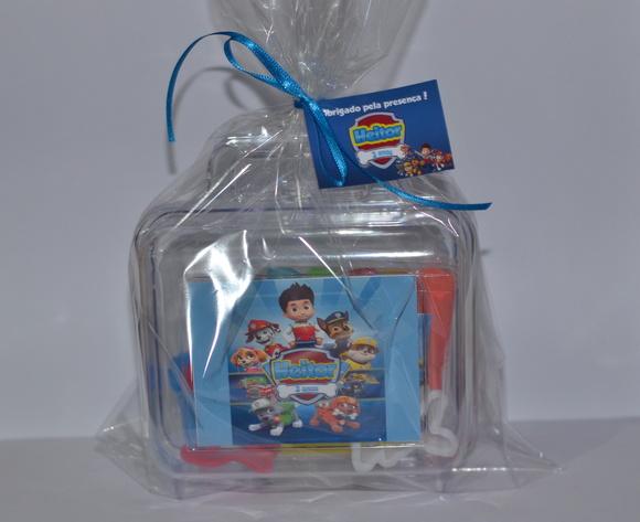 Kit Massinha com Moldes na Maleta Acrilica Patrulha Canina