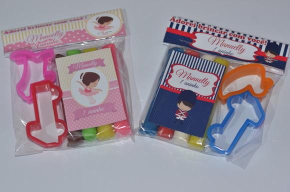 Kit Massinha e Moldes Bailarina e Soldadinho de Chumbo