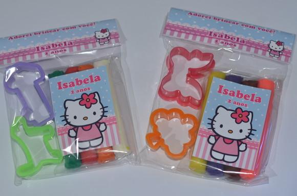 Kit Massinha e Moldes Hello Kitty