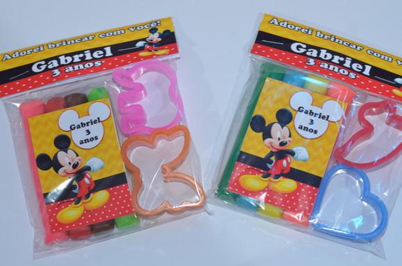 Kit Massinha e Moldes Mickey