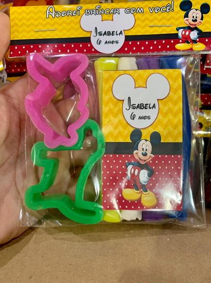Kit Massinha e Moldes Mickey