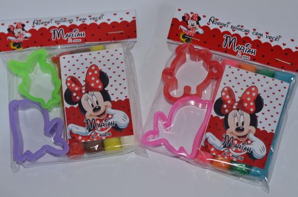 Kit Massinha e Moldes Minnie
