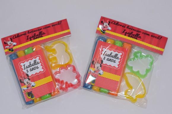 Kit Massinha e Moldes Minnie