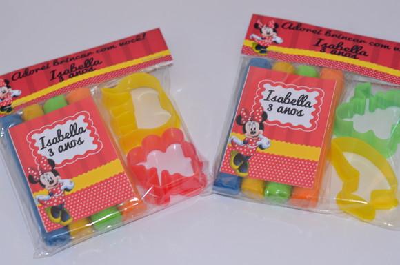 Kit Massinha e Moldes Minnie