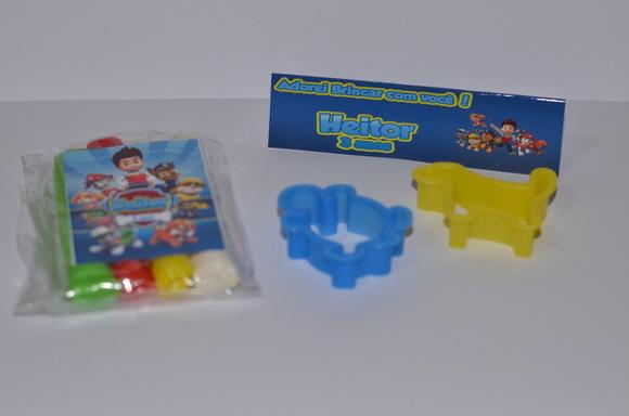Kit Massinha e Moldes Patrulha Canina