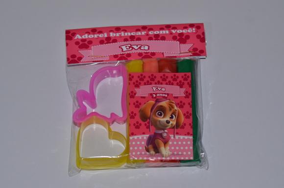 Kit Massinha e Moldes Patrulha Canina