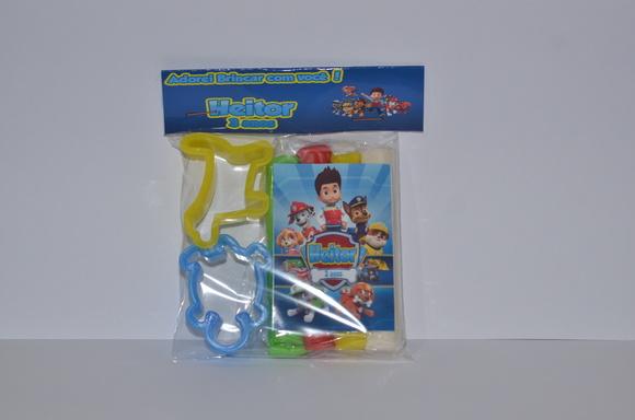 Kit Massinha e Moldes Patrulha Canina