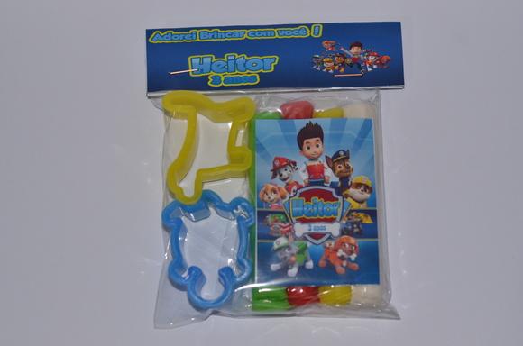 Kit Massinha e Moldes Patrulha Canina