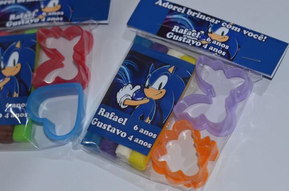 Kit Massinha e Moldes Sonic
