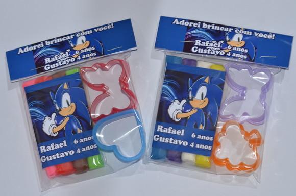 Kit Massinha e Moldes Sonic