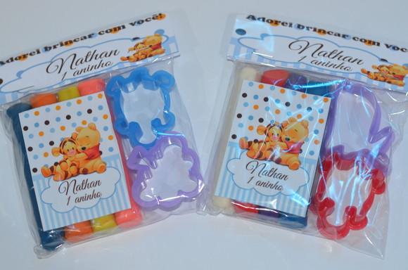 Kit Massinha e Moldes Ursinho Pooh