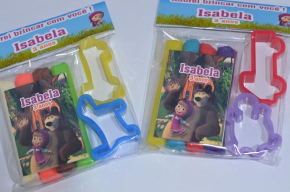Kit Massinha e Moldes Urso