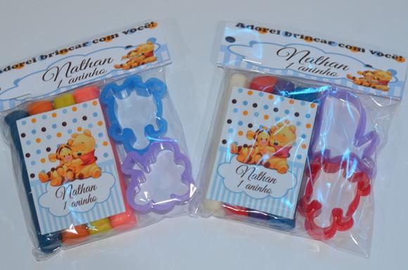 Kit Massinha e Moldes Ursinho Pooh