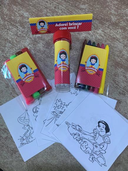 Kit Massinha, Giz de Cera e Bolinha de Sabão Atacado