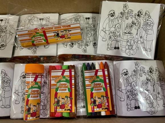 Kit Massinha, Giz de Cera e Bolinha de Sabão Chaves