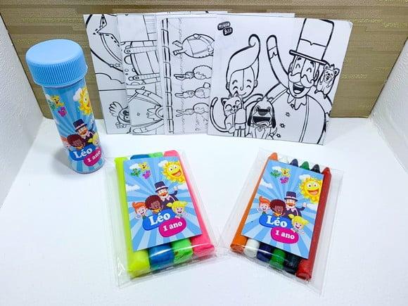 Kit Massinha, Giz de Cera e Bolinha de Sabão Mundo Bita