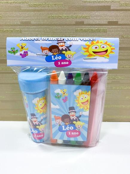 Kit Massinha, Giz de Cera e Bolinha de Sabão Mundo Bita