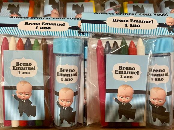 Kit Massinha, Giz de Cera e Bolinha de Sabão Poderoso Chef.