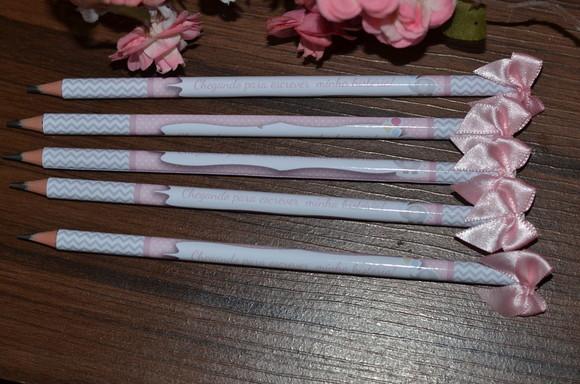 Lápis Personalizado com Laço