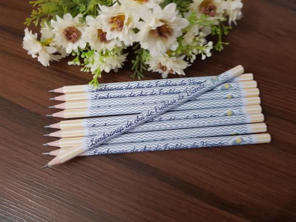Lápis Personalizado Elefante Chevron
