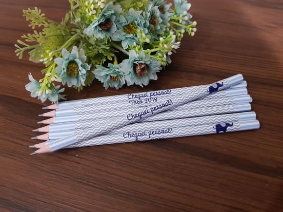 Lápis Personalizado Elefante Chevron
