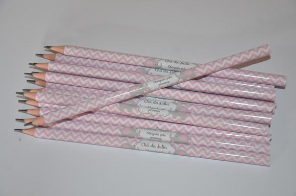 Lápis Personalizado Elefante Chevron