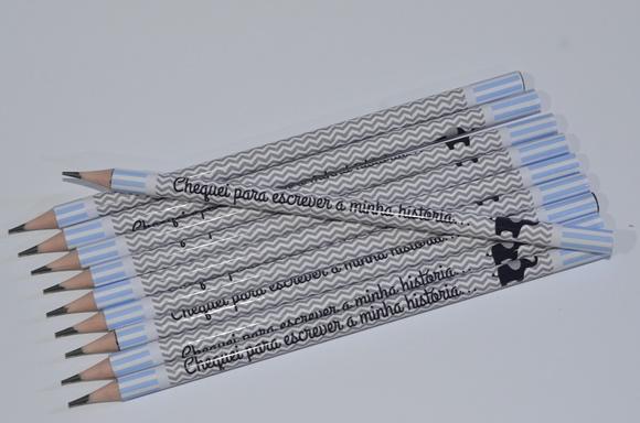 Lápis Personalizado Elefante Chevron