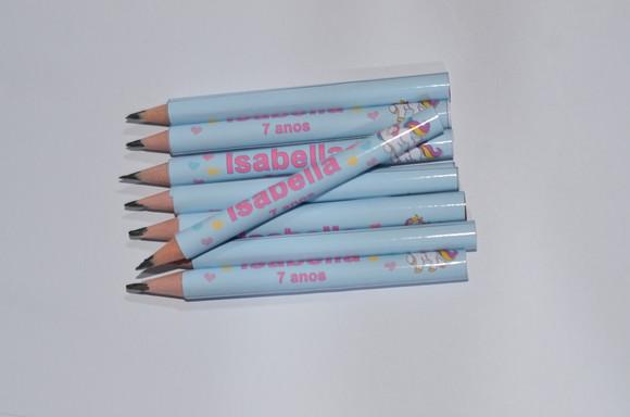 Lápis Personalizado Unicórnio Atacado