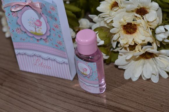 Lembrancinha Álcool Gel com Sacolinha