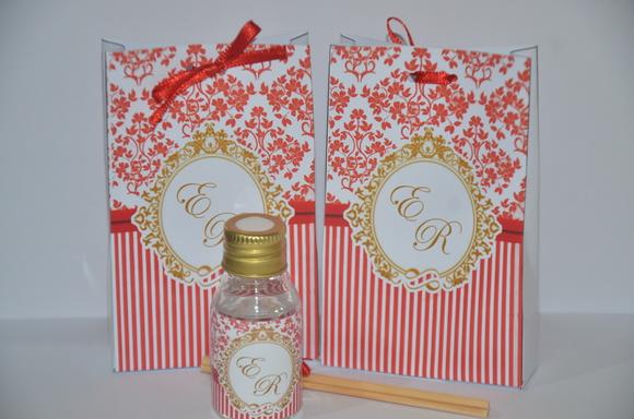 Lembrancinha Aromatizador com Sacolinha