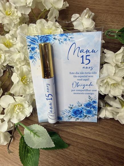 Lip Gloss com Card Personalizado 15 Anos