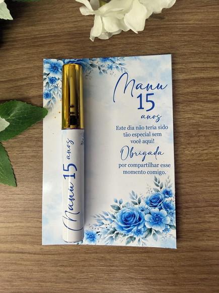Lip Gloss com Card Personalizado 15 Anos