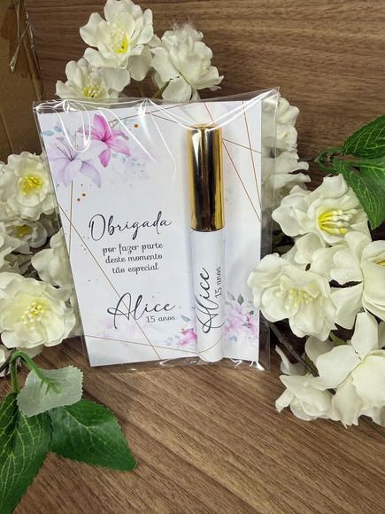 Lip Gloss com Card Personalizado 15 Anos