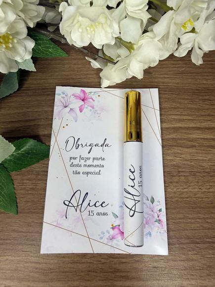 Lip Gloss com Card Personalizado 15 Anos