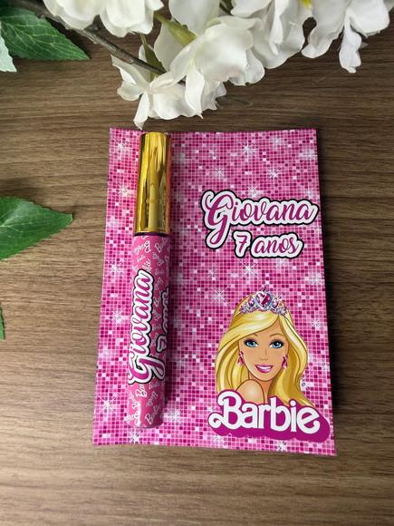 Lip Gloss com Card Personalizado Barbie